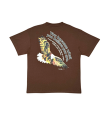 HUMAN vs EAGLE TEE - BROWN